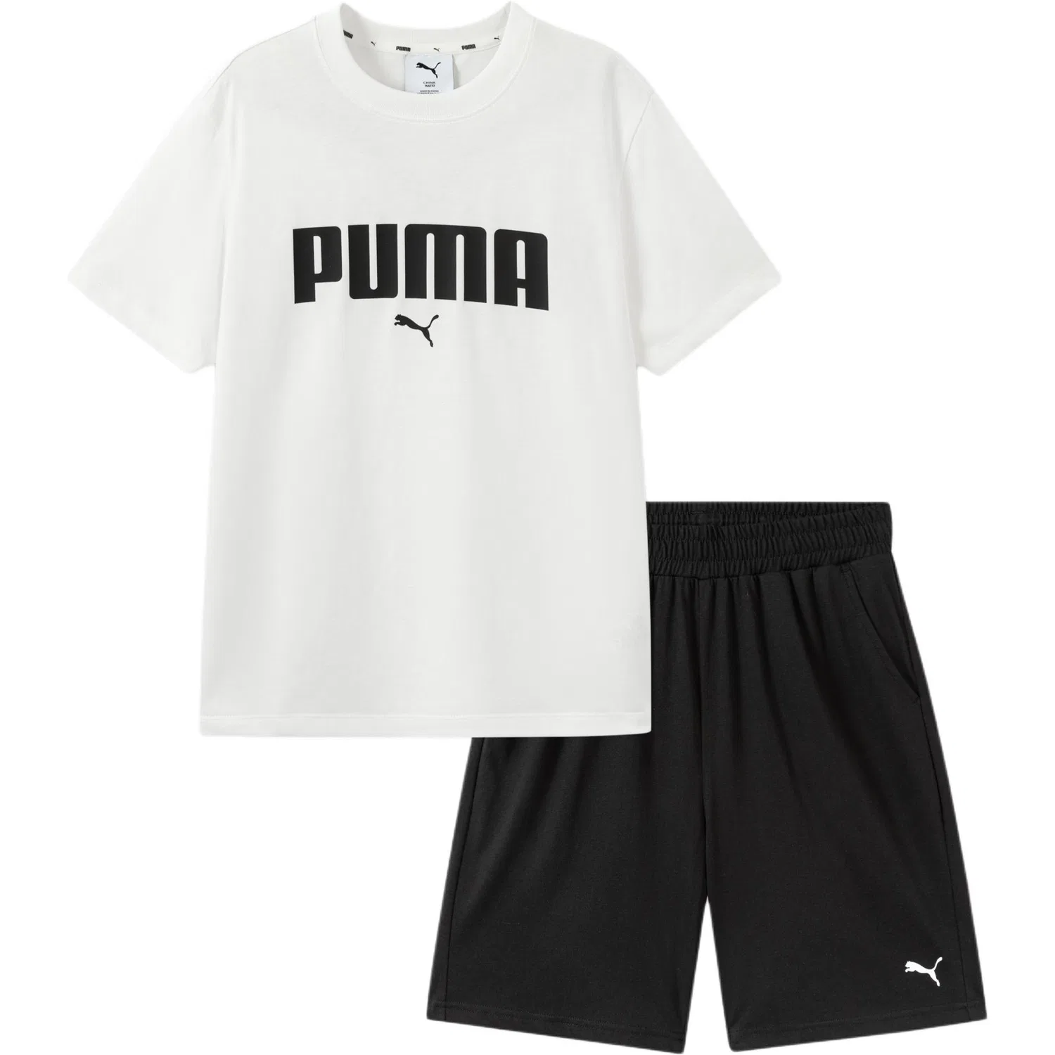 Детский спортивный костюм PUMA Casual Sportswear Crew Neck Thin белый