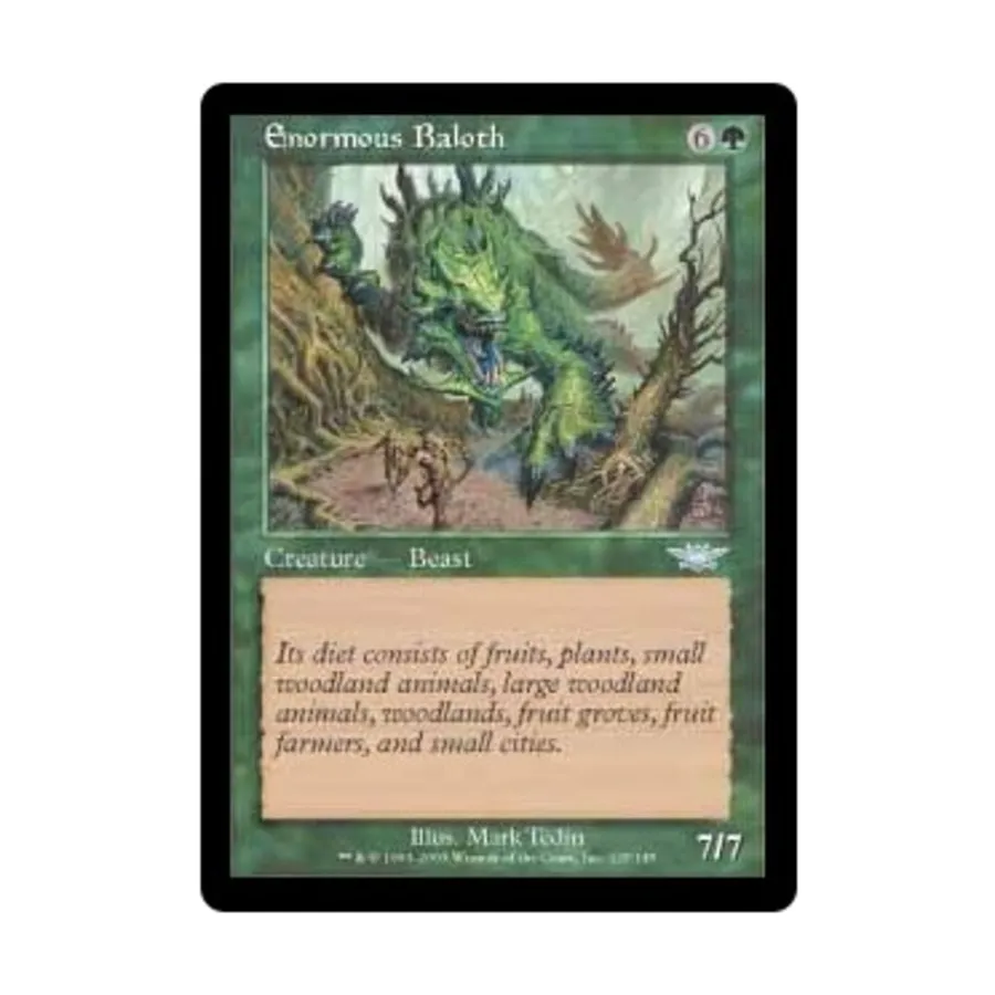 

CCG Огромный Балот (U) (фольга), MTG - Legions