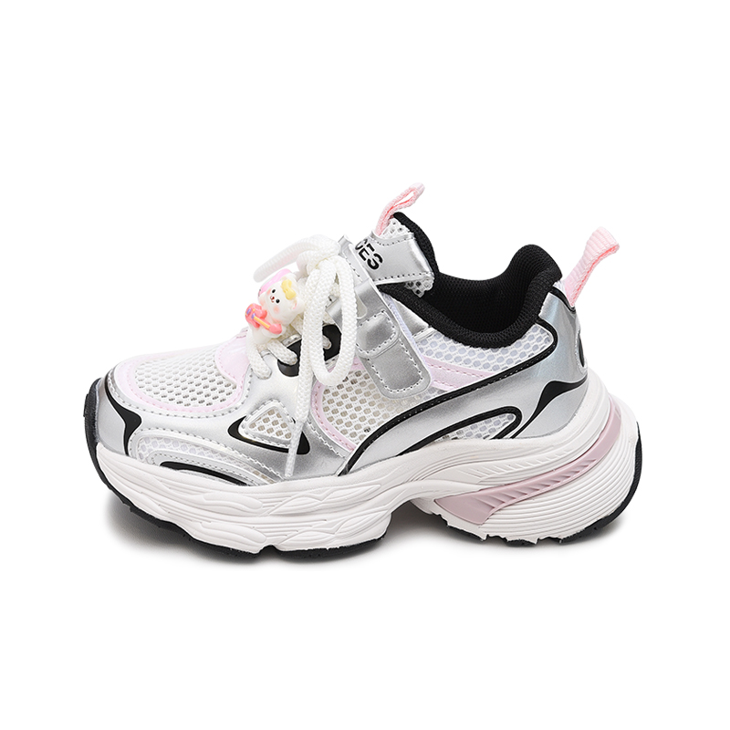 

Детские повседневные туфли низкие Budding нескользящие дышащие легкие с амортизацией BODING, розовый