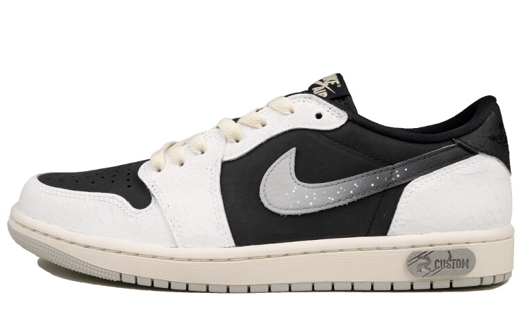 

Кроссовки Air Jordan 1 Vintage Basketball Shoes Men Low-top Gray, черный
