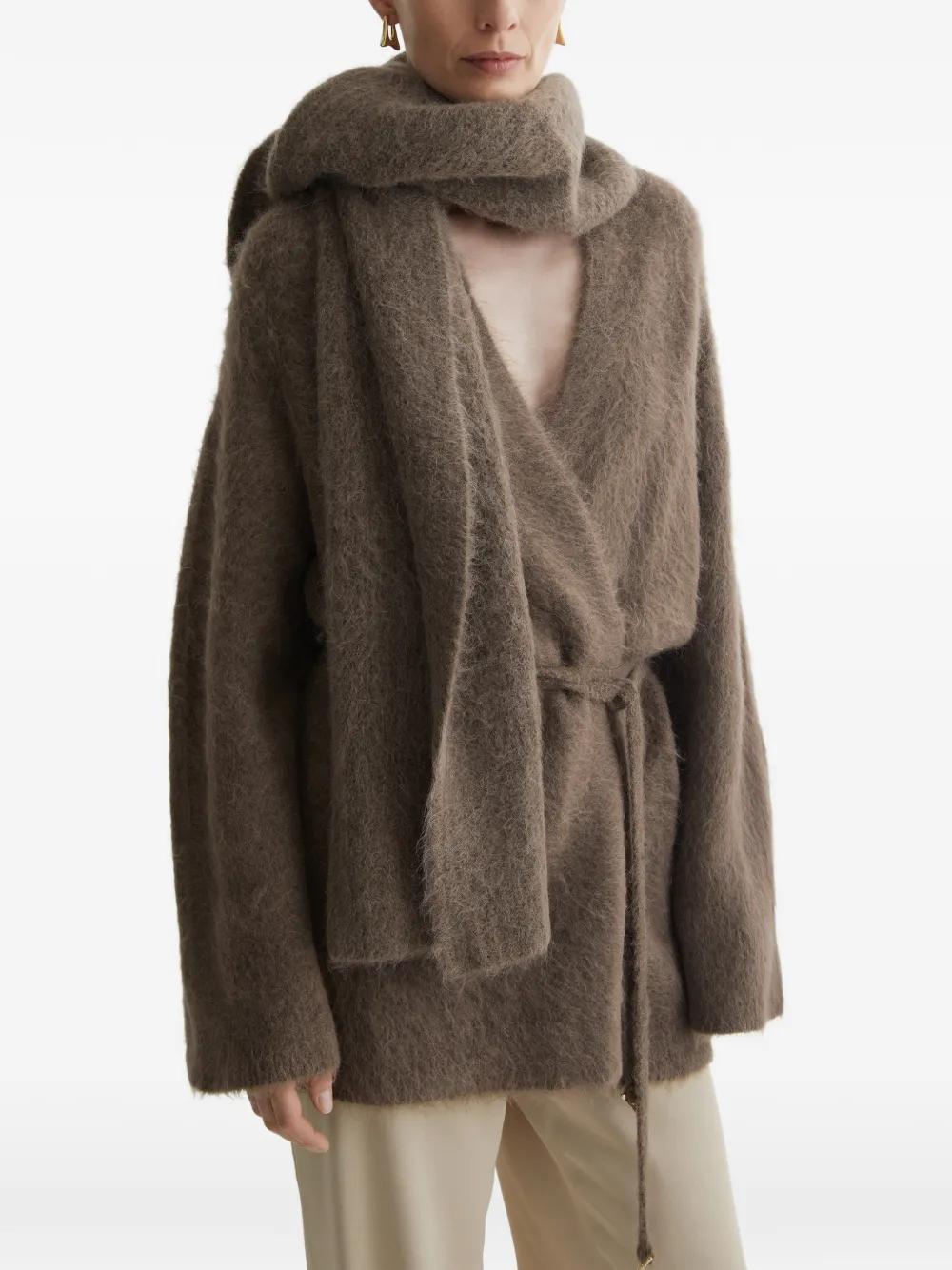 

Шарф Valotu Aeron, коричневый