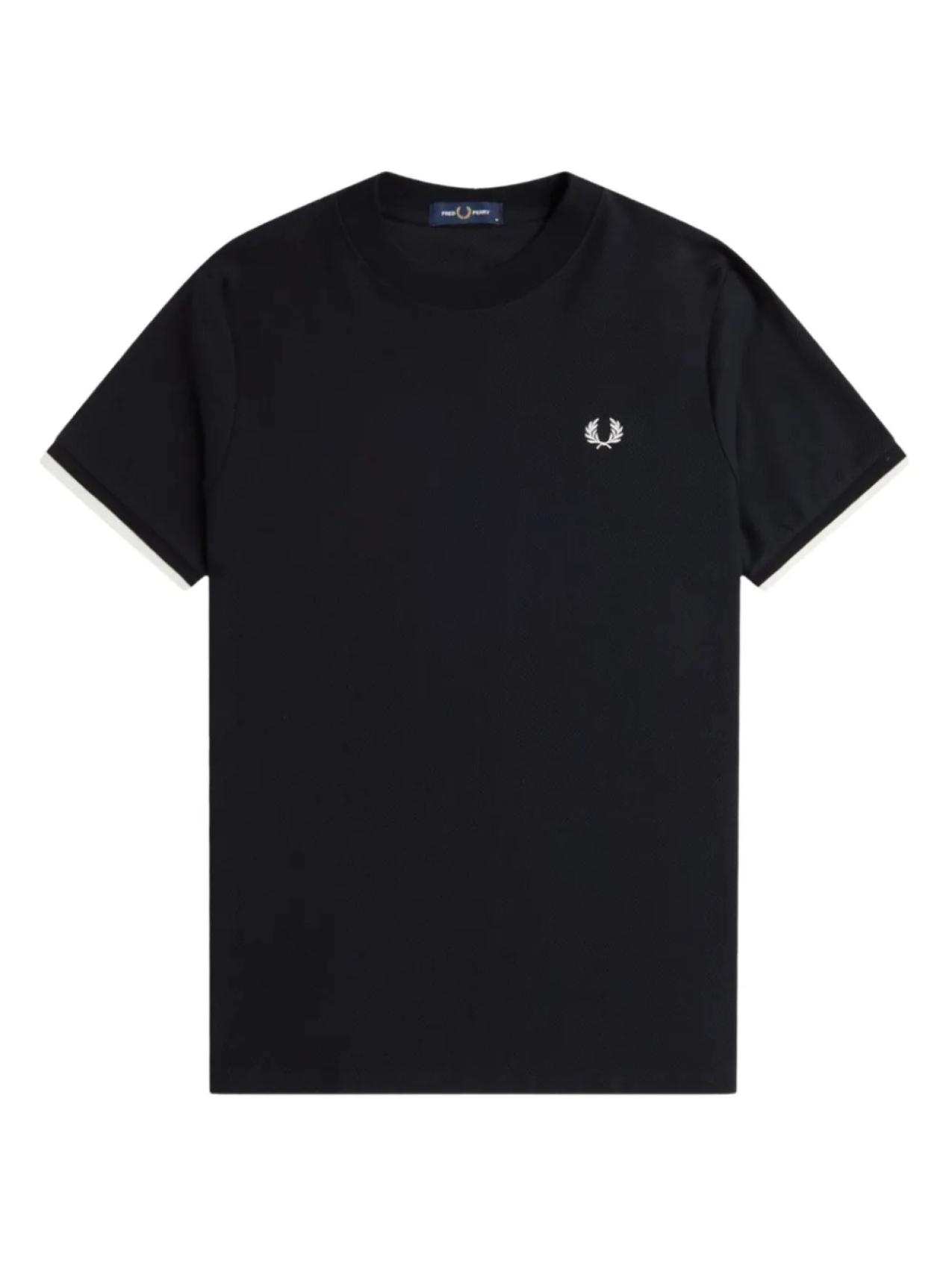 

Футболка с вышитым логотипом Fred Perry, черный