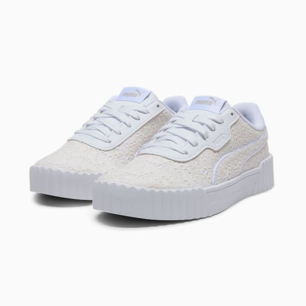 Женские кроссовки Carina 3.0 Lace Puma, белый — фото 4