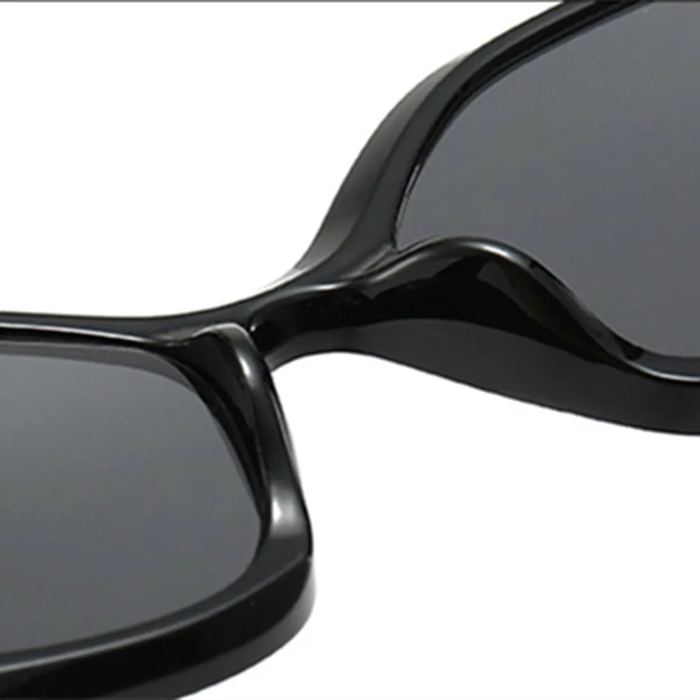 

Солнцезащитные очки в винтажной оправе «кошачий глаз» с крупной оправой для женщин и мужчин, ретро-очки с многоугольными линзами для мужчин и женщин MTZJH, 8