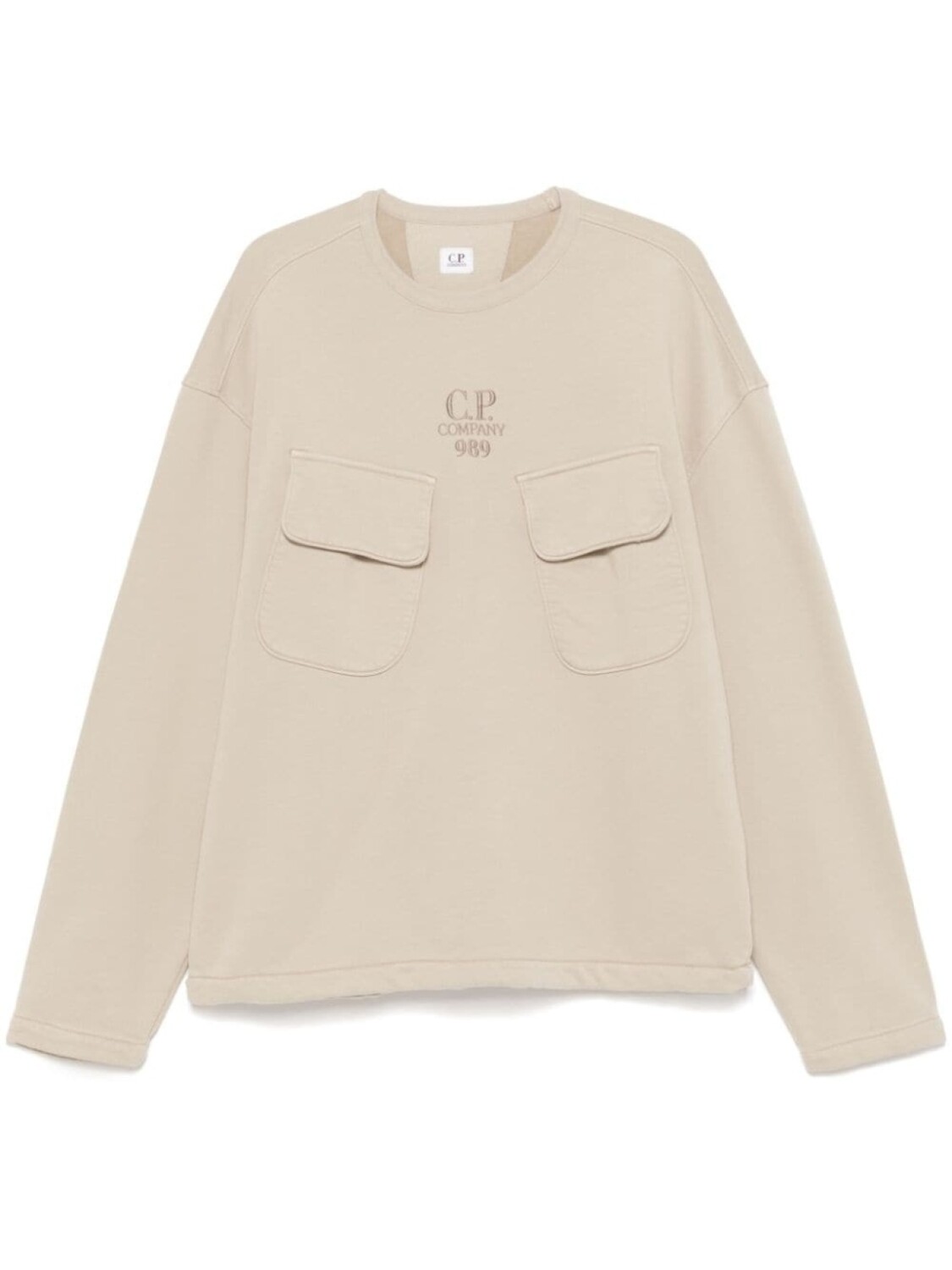 

Толстовка из чесаного флиса C.P. Company, зеленый