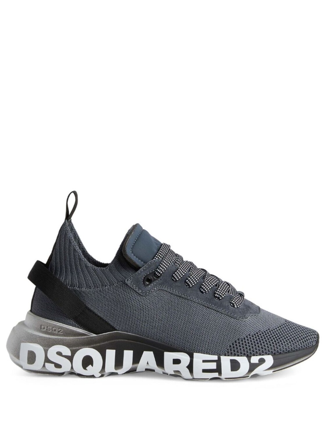 

Dsquared2 logo-print low-top sneakers, серый