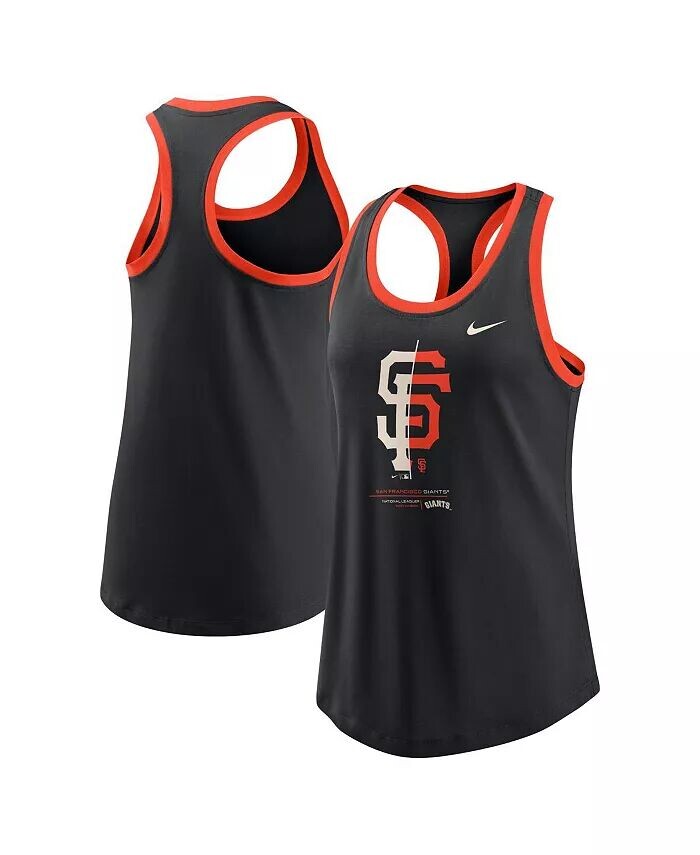 

Женская черная майка San Francisco Giants Tech Tech Nike