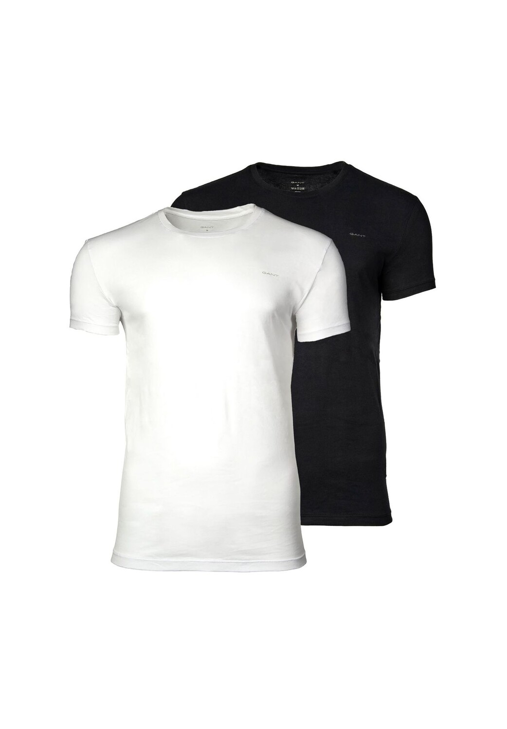 

Мужская футболка, 2 шт. в упаковке - C-NECK T-SHIRT 2-PACK, круглый вырез, короткий рукав, хлопок GANT, черный