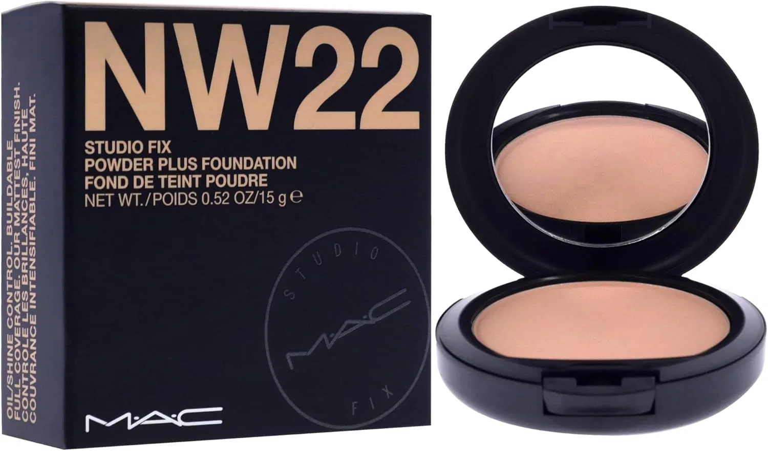 Тональная пудра MAC Studio Fix Powder Plus Foundation NW22 — фото 3