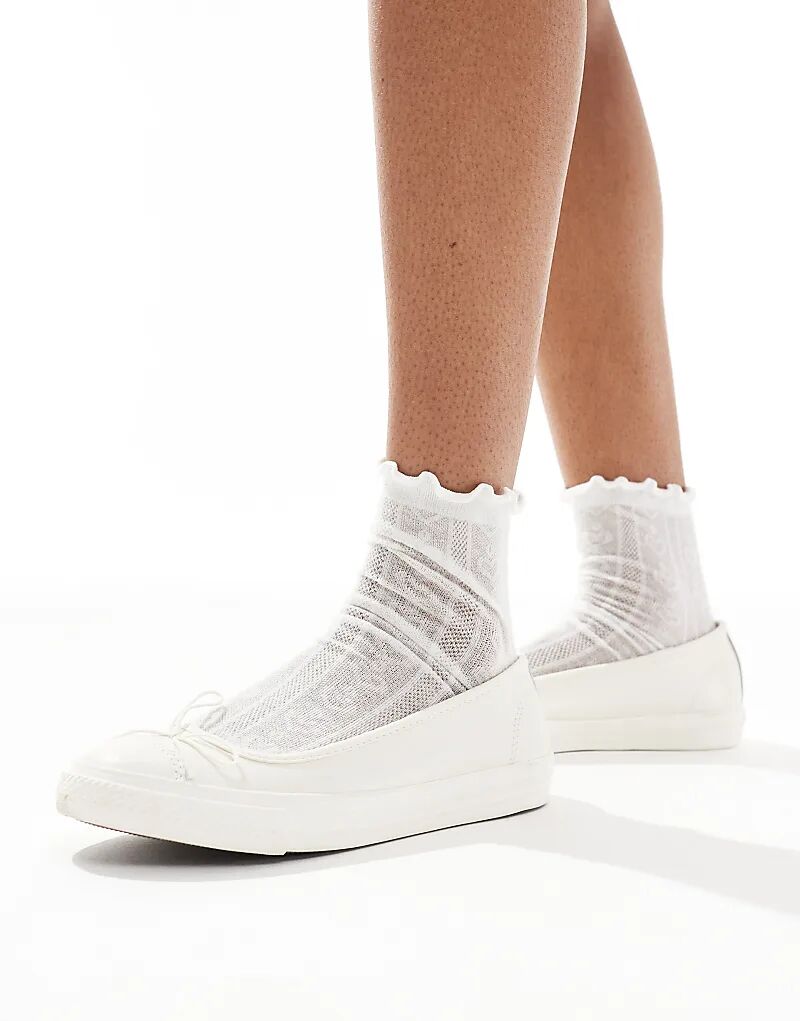 Балетки Chuck Taylor All Star белого цвета Converse