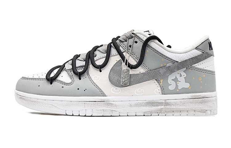 

Мужские кроссовки для скейтбординга Nike Dunk, White/Gray