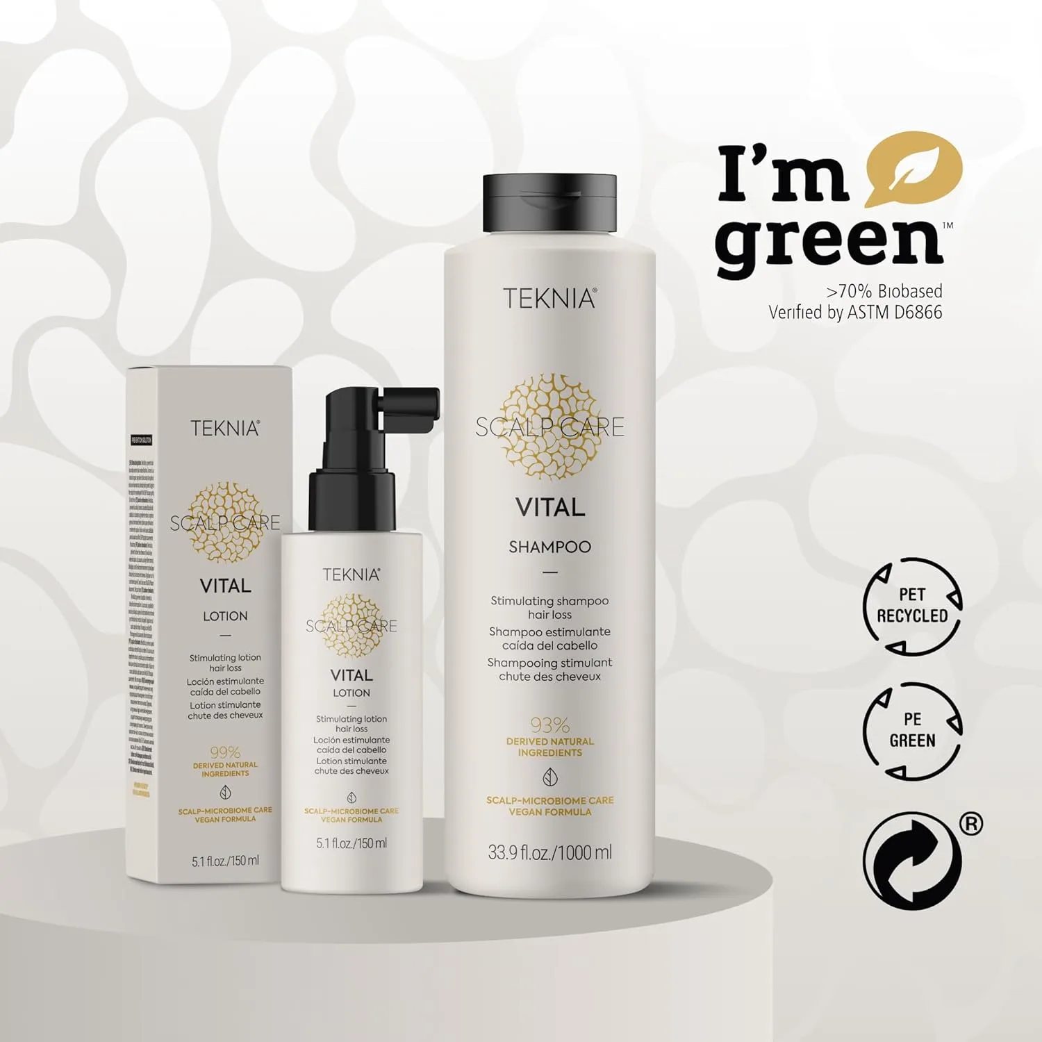 Lakmé Teknia Scalp Care Vital Stimulating Shampoo, шампунь против выпадения волос и средство для ухода за кожей головы, 33,8 жидких унций 1000 мл — фото 4