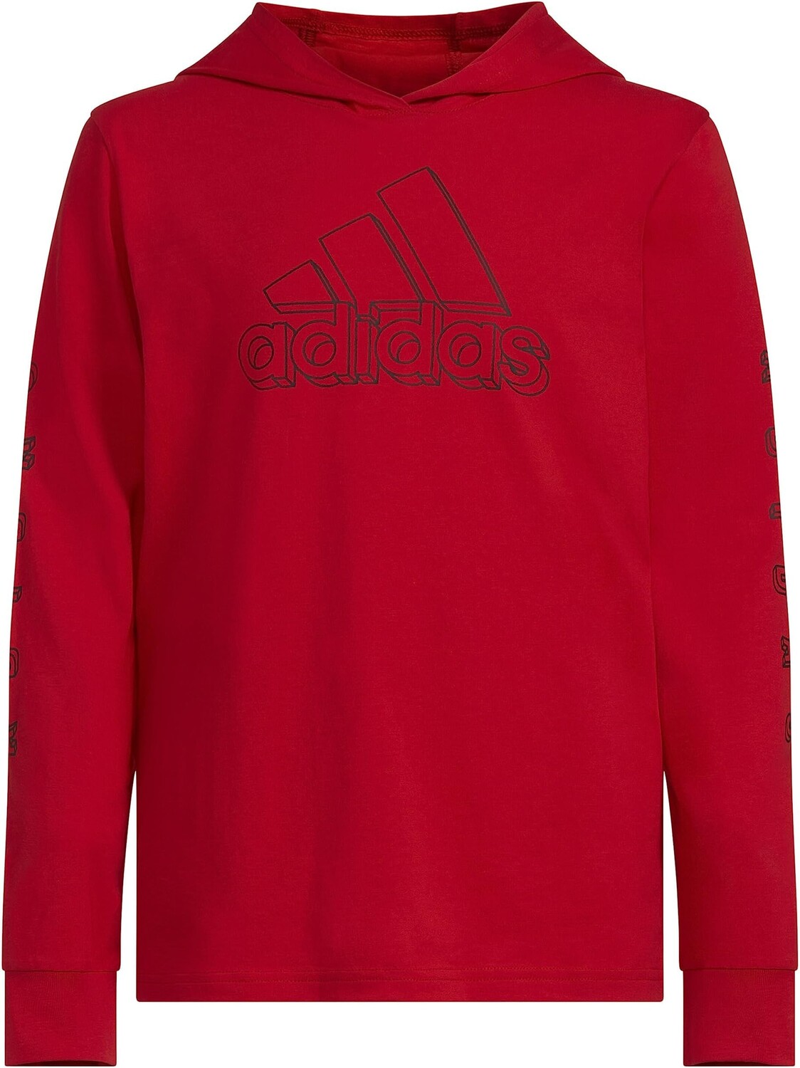 

Футболка Adidas Pro Lineage Hooded Tee, красный