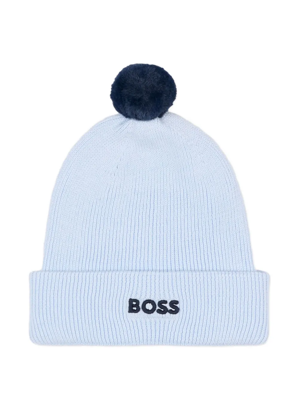 

Шапка с помпоном Boss Kidswear, синий