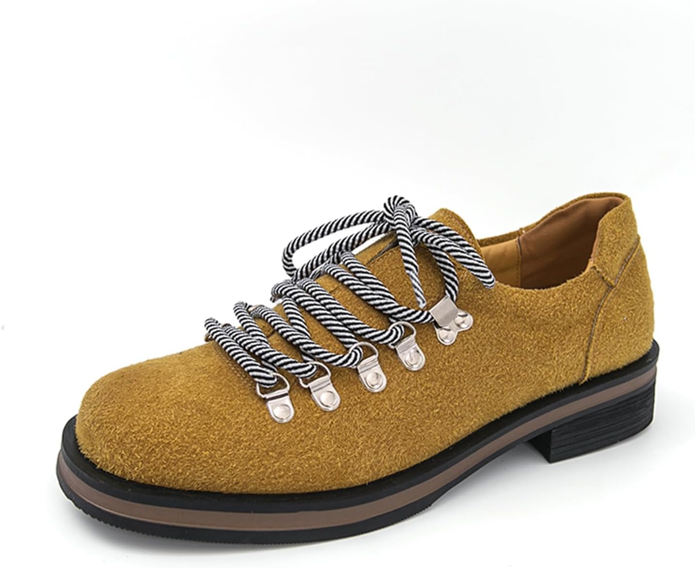 

Мужские классические оксфорды из замши с шнуровкой, круглым носком, платформой и массивной подошвой, удобные и стильные, с винтажным дизайном для деловых, официальных мероприятий, свадеб, вечеринок и повседневных выходов Tixewsjh, желтый