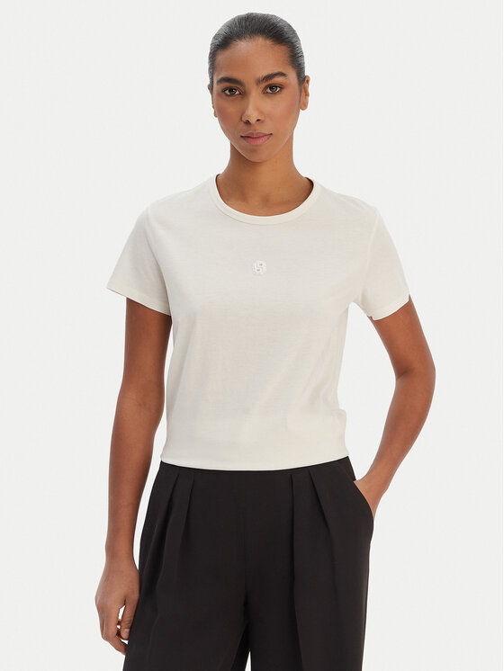 

Футболка regular fit Eventsa12 50563282 Boss, бежевый