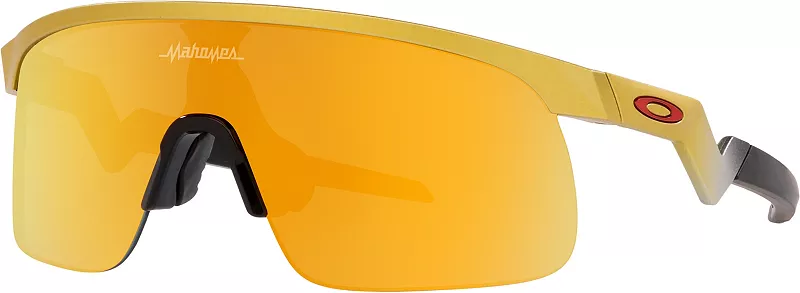 

Молодежные солнцезащитные очки Oakley с резистором, цвет Olympic Gold/Prizm 24K
