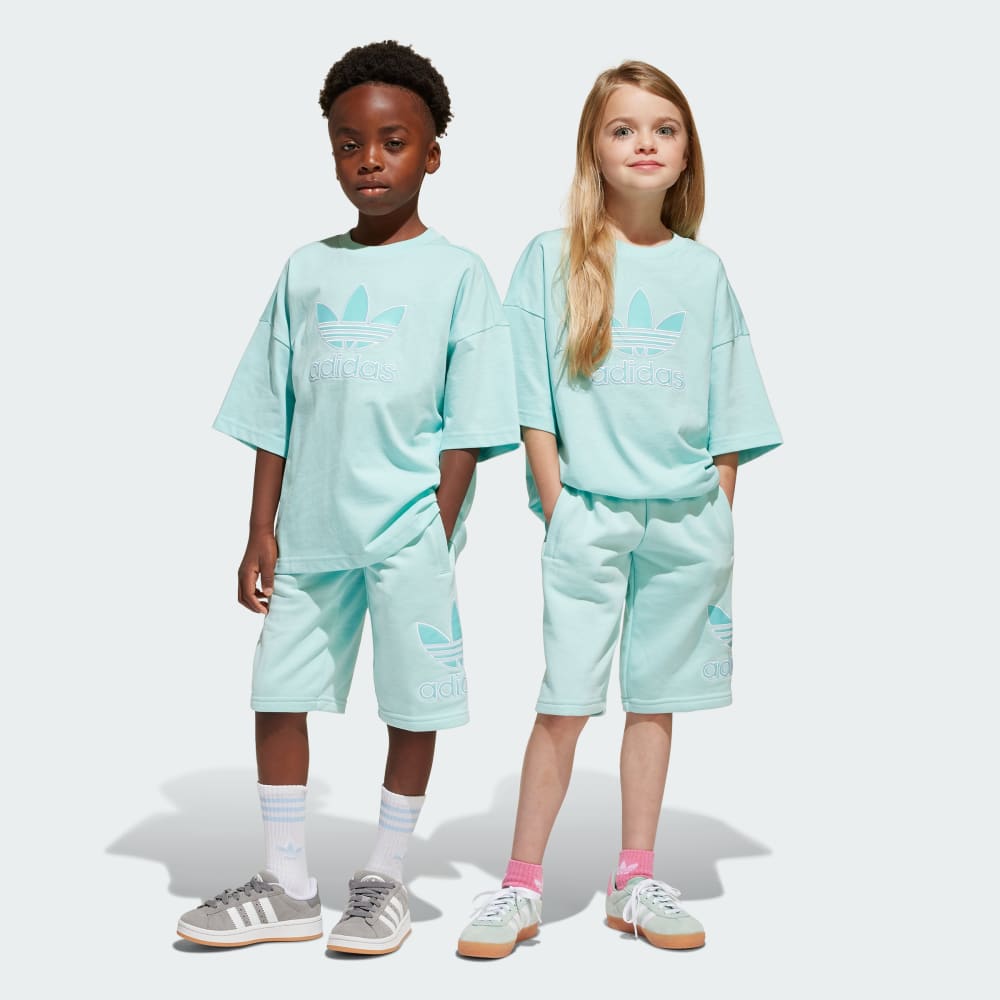 

Комплект Adidas Short Tee Set, цвет Semi Flash Aqua