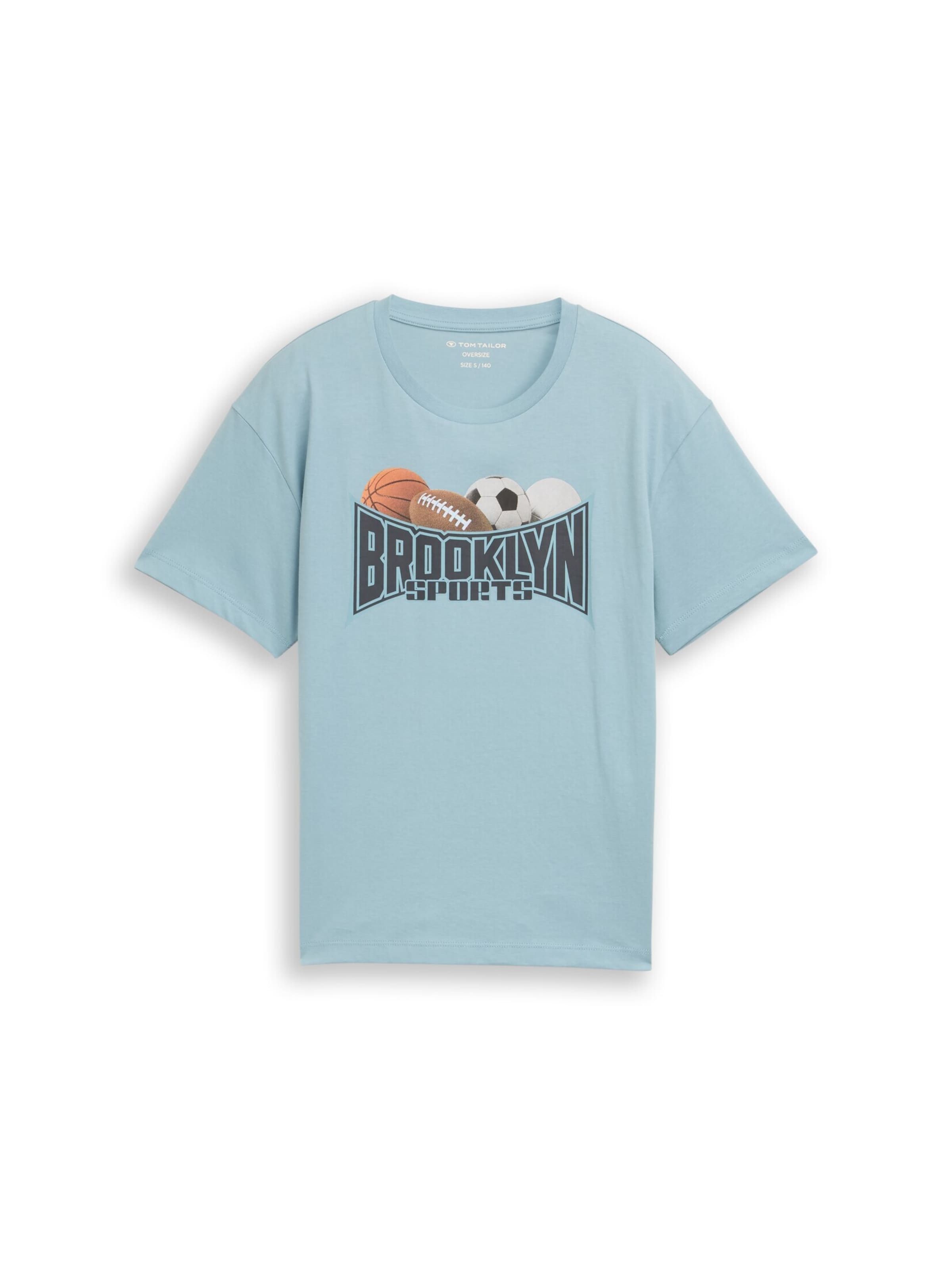 

TOM TAILOR Футболка в светло-голубом цвете