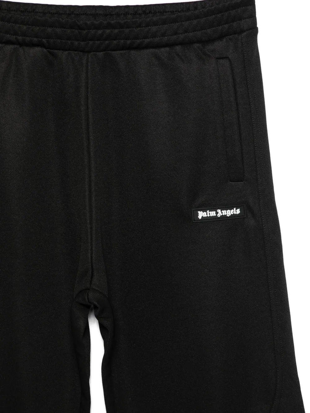 Спортивные штаны с логотипом Palm Angels Kids, черный — фото 3