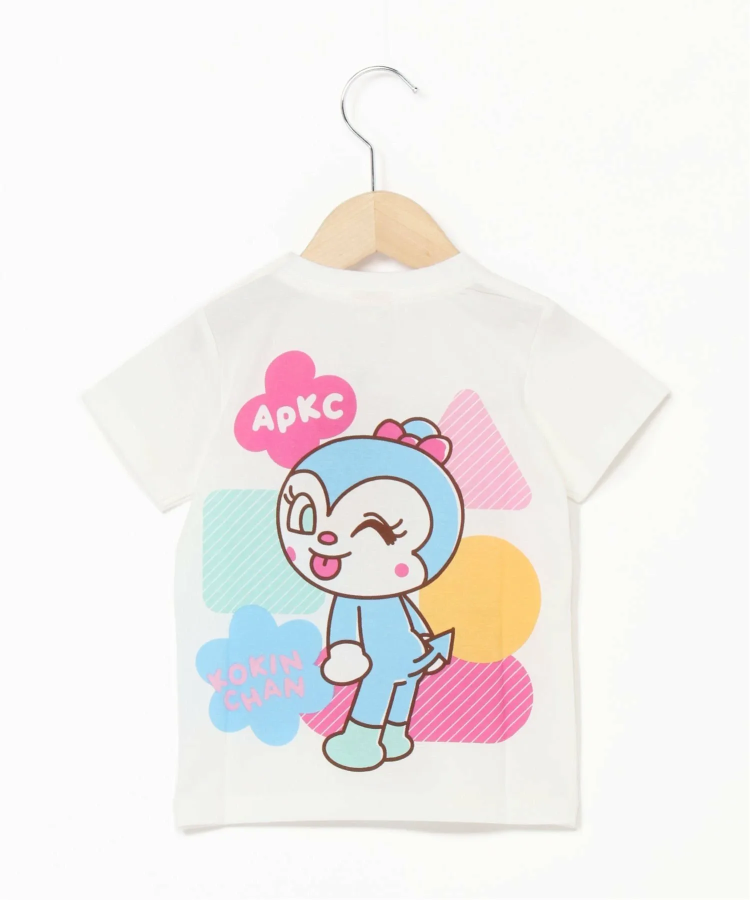 APKC/(K) Докин-чан Кокин-чан Взгляд Поворот Футболка Anpanman Kids Collection, Off-white — фото 3
