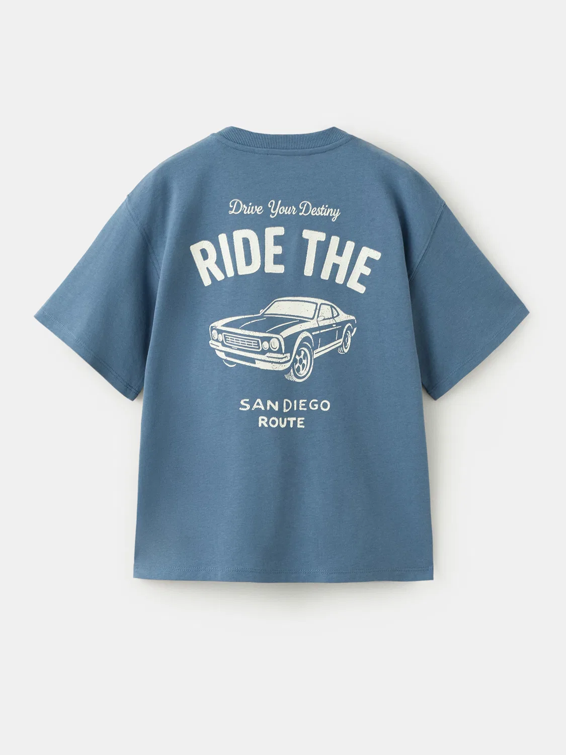 Футболка 'A2CAR' Mango Kids, Royal Blue — фото 2