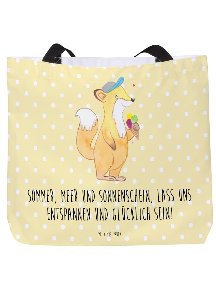 

Mr. & Mrs. Panda Школьный рюкзак «Лето, море, пляж» с надписью пастельно-желтого цвета