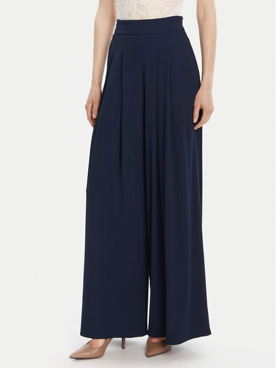 

Брюки-палаццо wide leg CFC0125495003 Rinascimento, синий