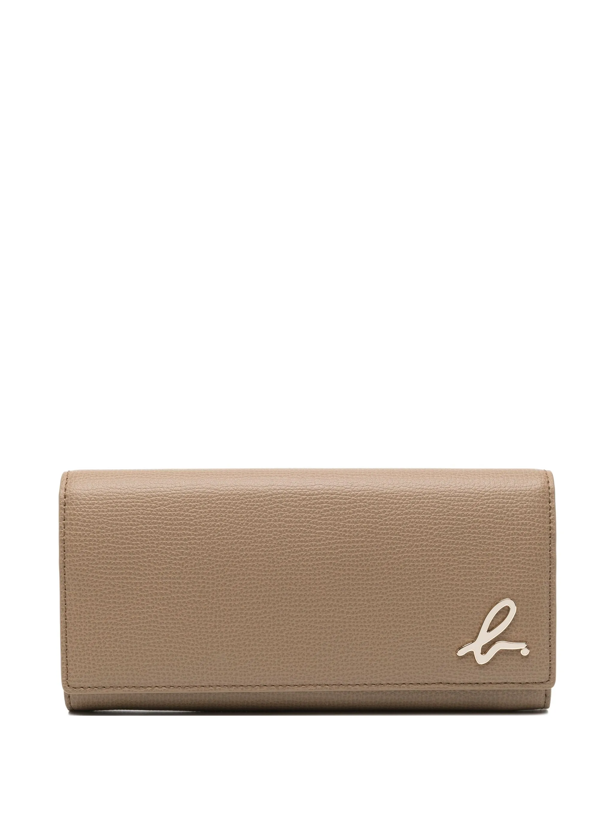 

Кожаный кошелек Agnès B., коричневый