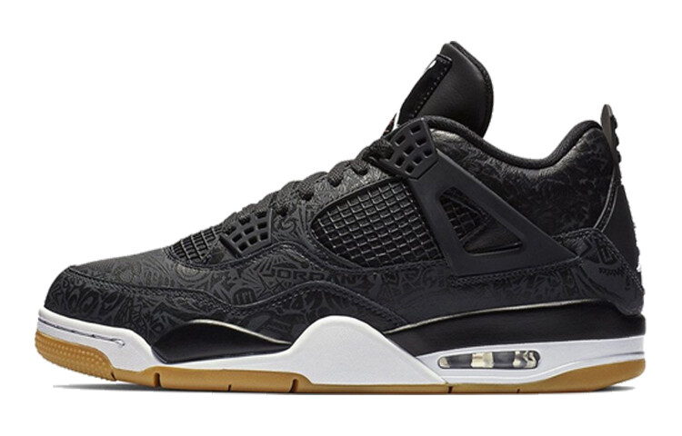 Кроссовки Jordan 4 Retro Laser Black Gum GS