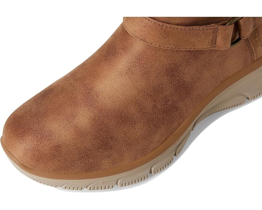 Ботинки женские SKECHERS высокие с искусственным мехом, каштановый — фото 2