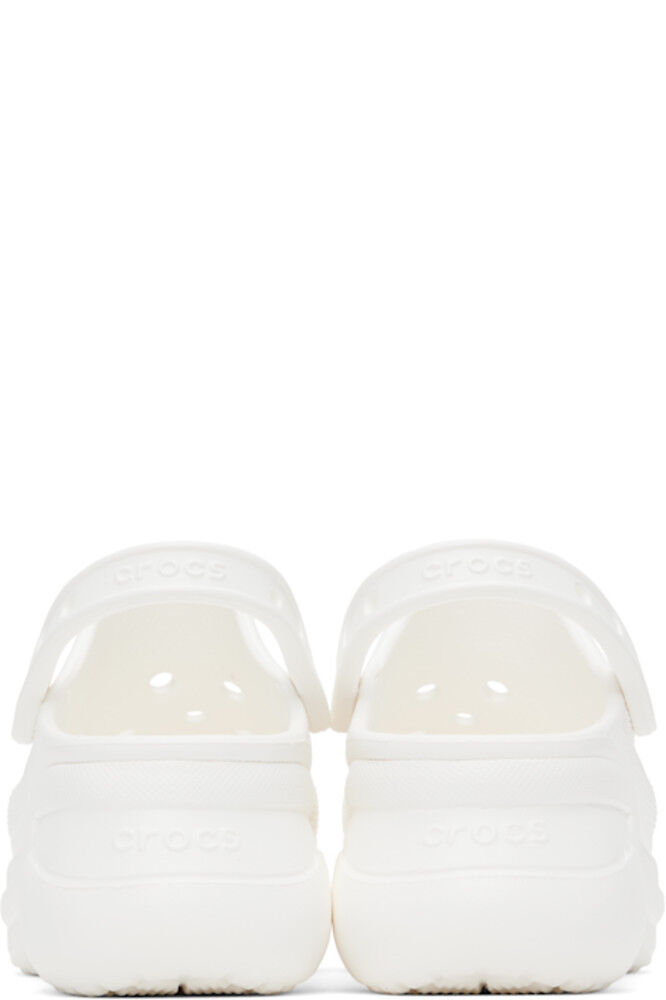 Белые башмаки Bae Crocs — фото 2