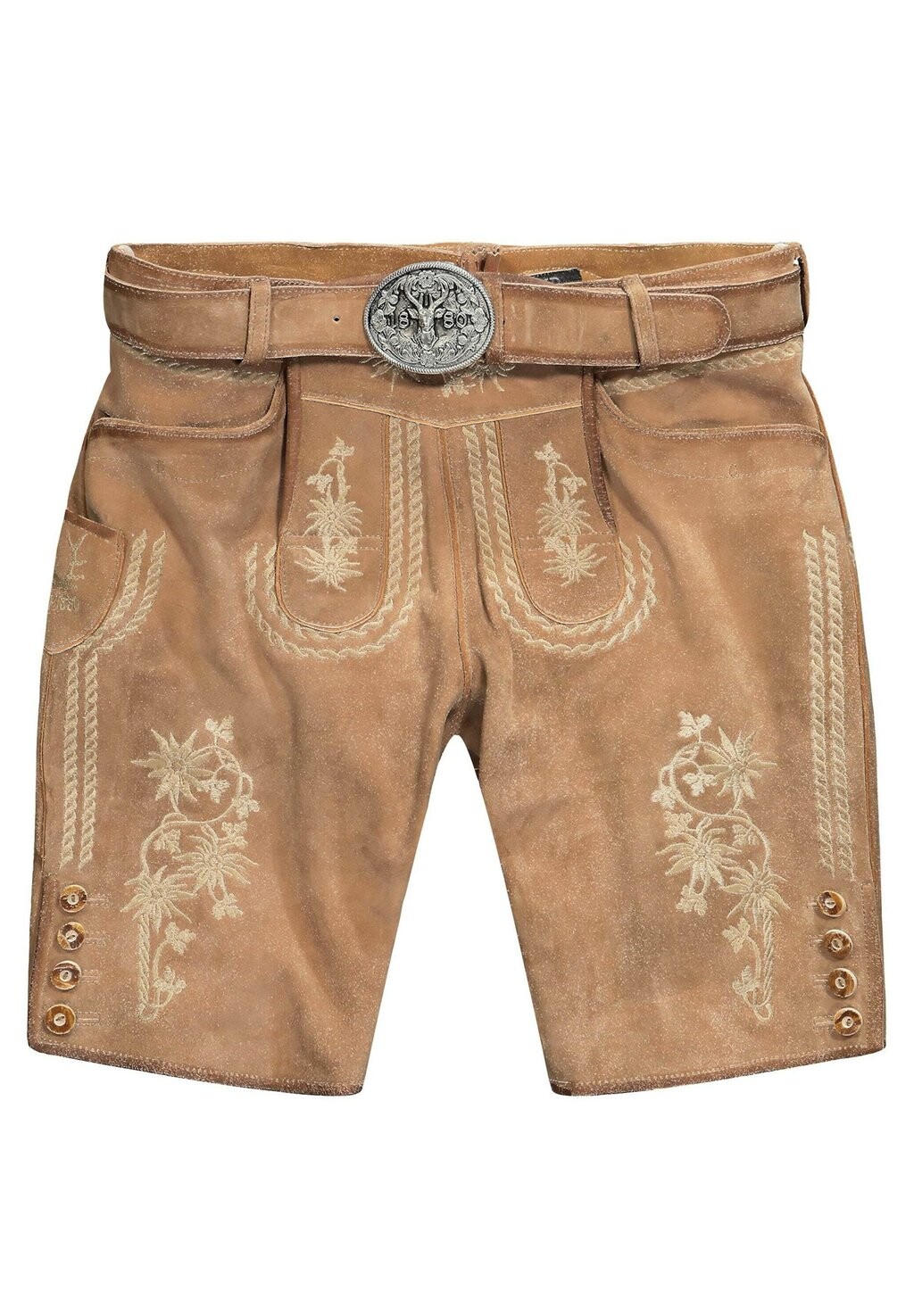 

Кожаные брюки TRACHTENHOSE KURZ JP1880, бежевый