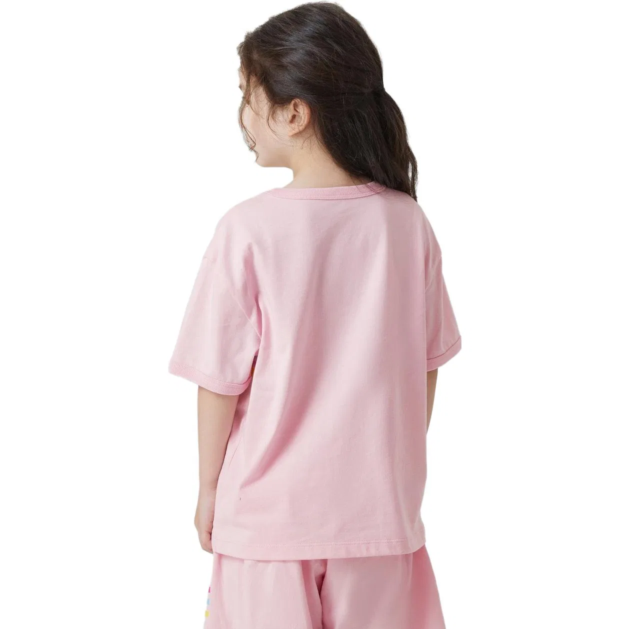 Футболка детская GAP X Barbie с круглым вырезом светло-розовая — фото 2