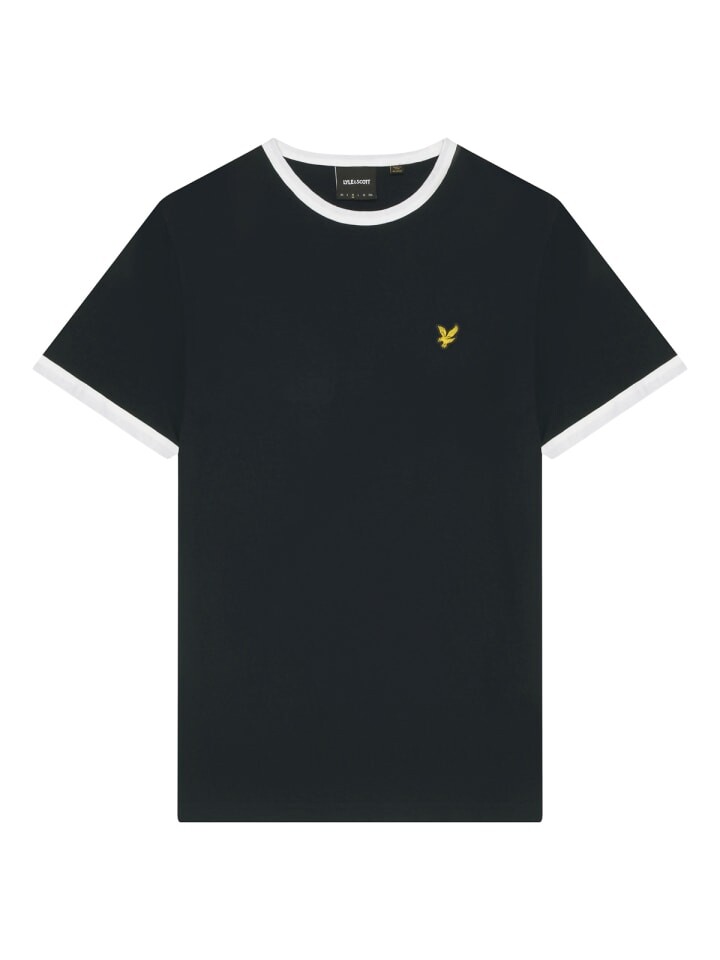 

Футболка Lyle & Scott, цвет dunkelblau/weiß