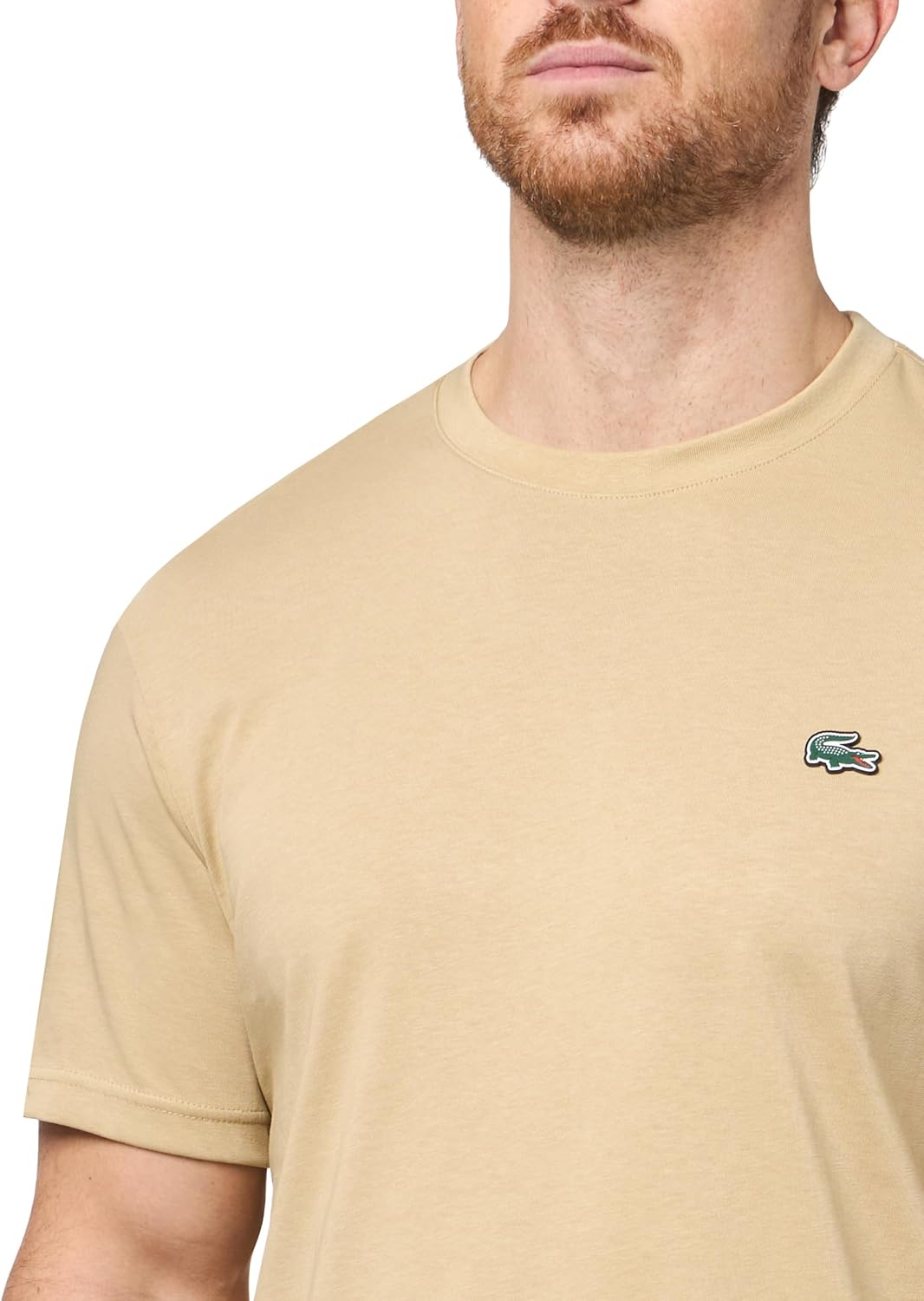 Мужская свободная футболка Lacoste с фирменным принтом, Viennese — фото 3