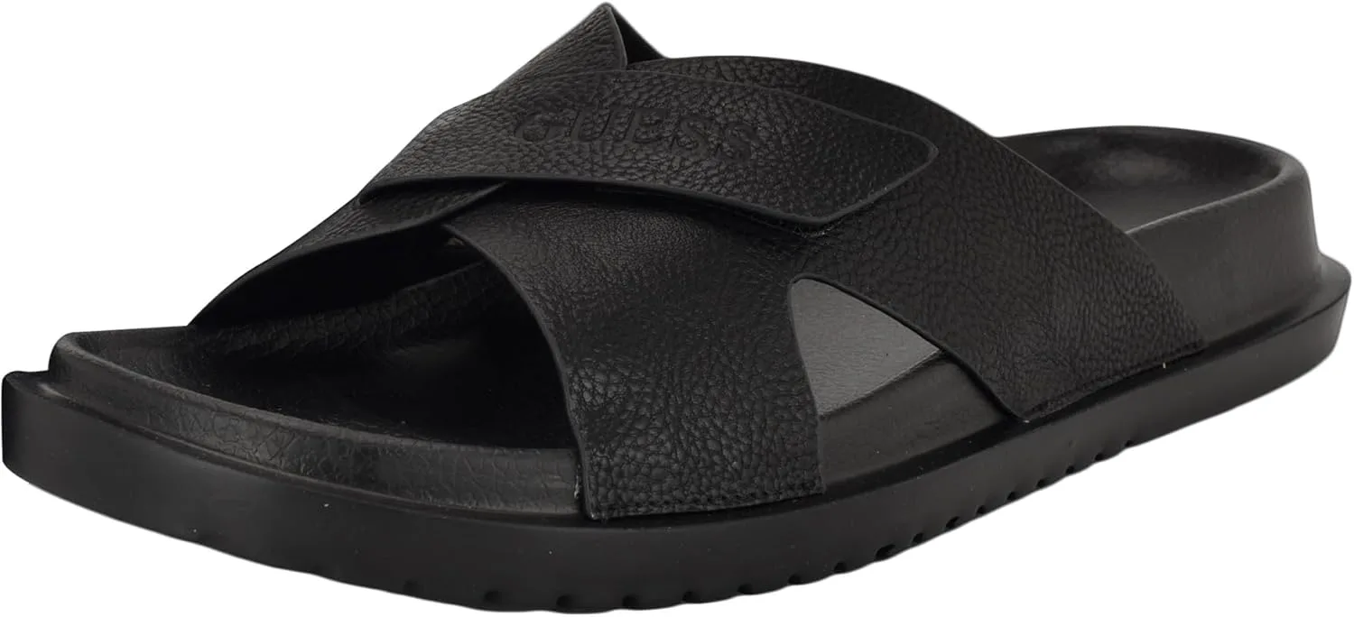 Шлепанцы GUESS mens Vaton, черный