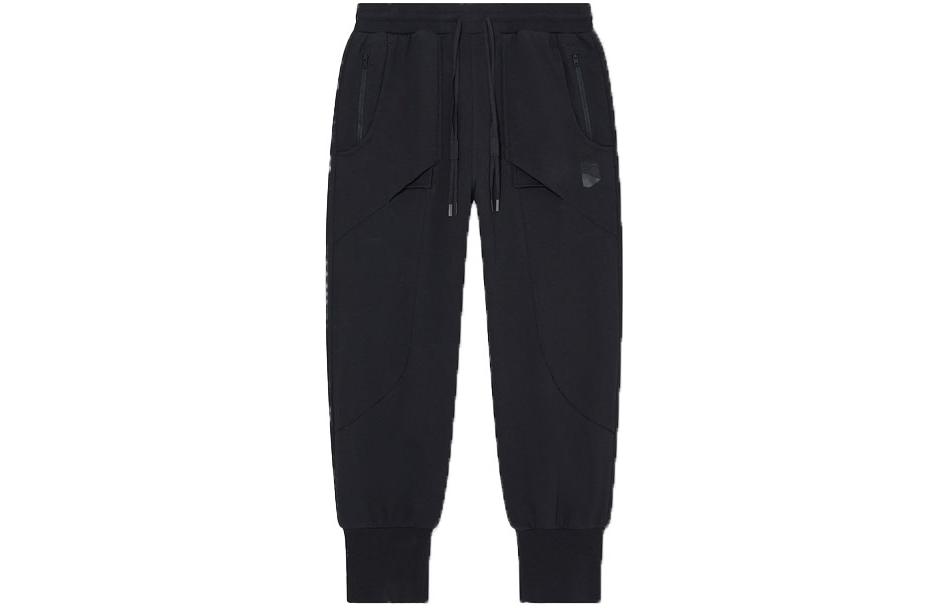 

LiNing X CHENGLONG LIANMINGKUAN Knitted Sports Pants Men's Charcoal Black