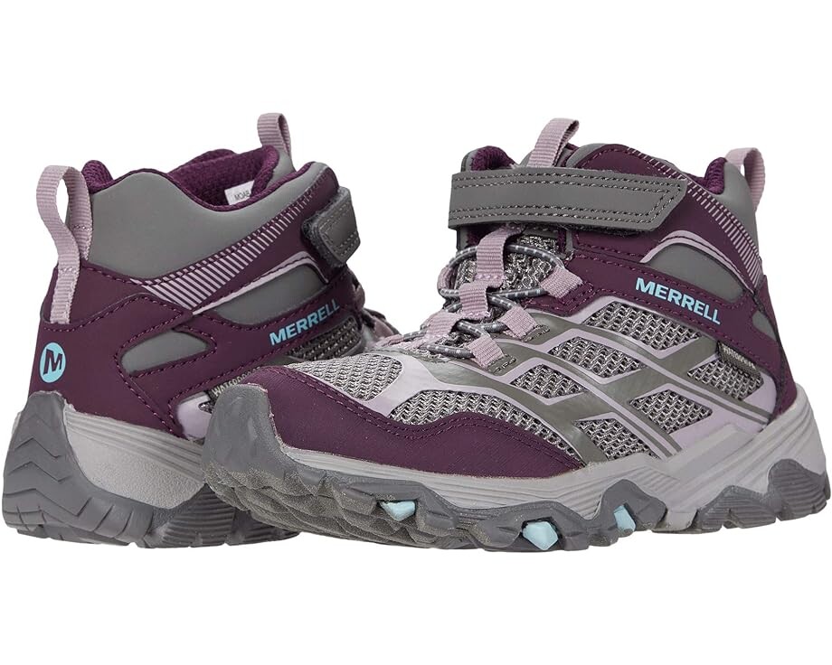 

Походные ботинки Merrell Moab FST Mid A/C Waterproof, цвет Charcoal/Nirvana