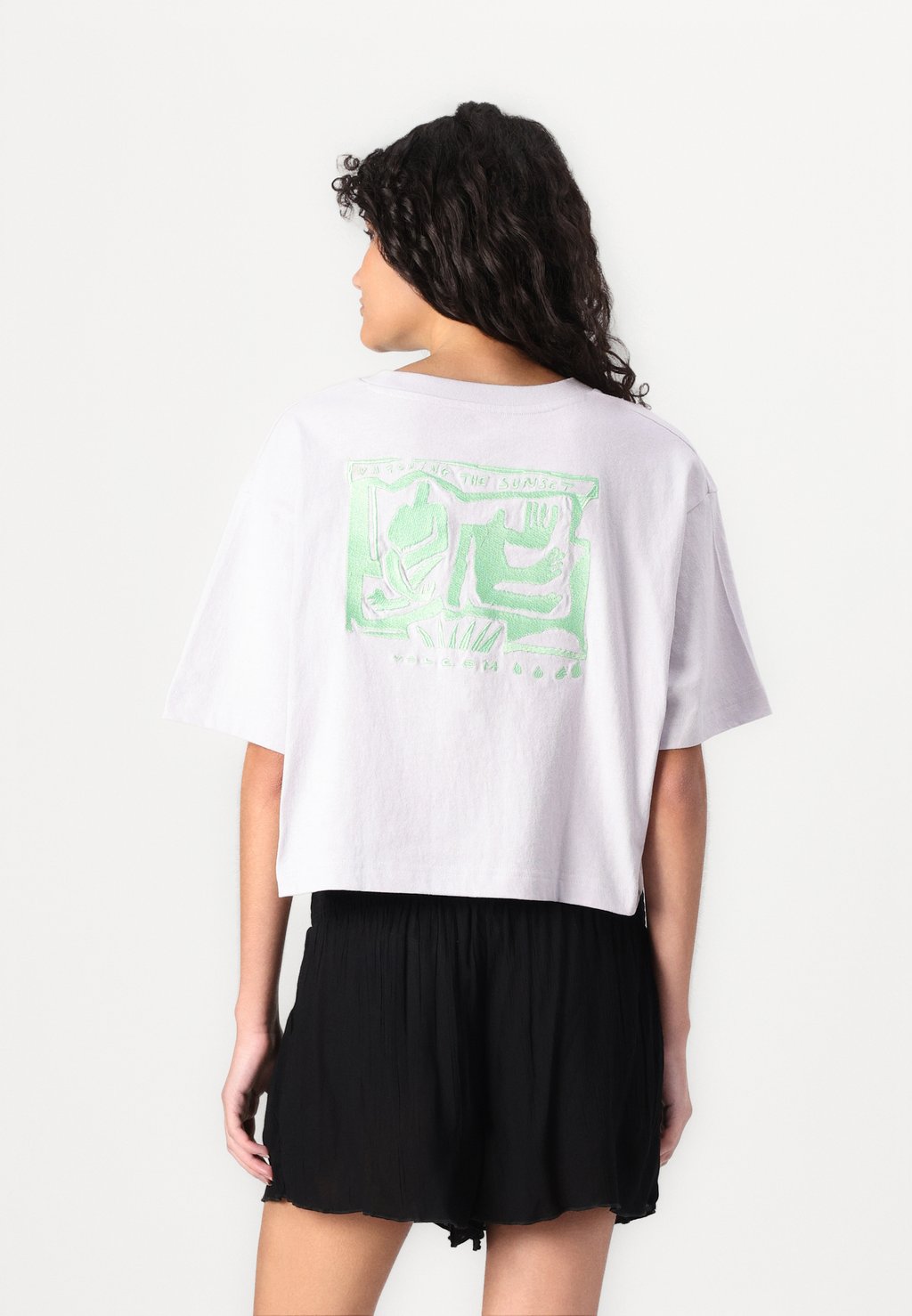 

Футболка с принтом DRUMSTONE TEE Volcom, фиолетовый