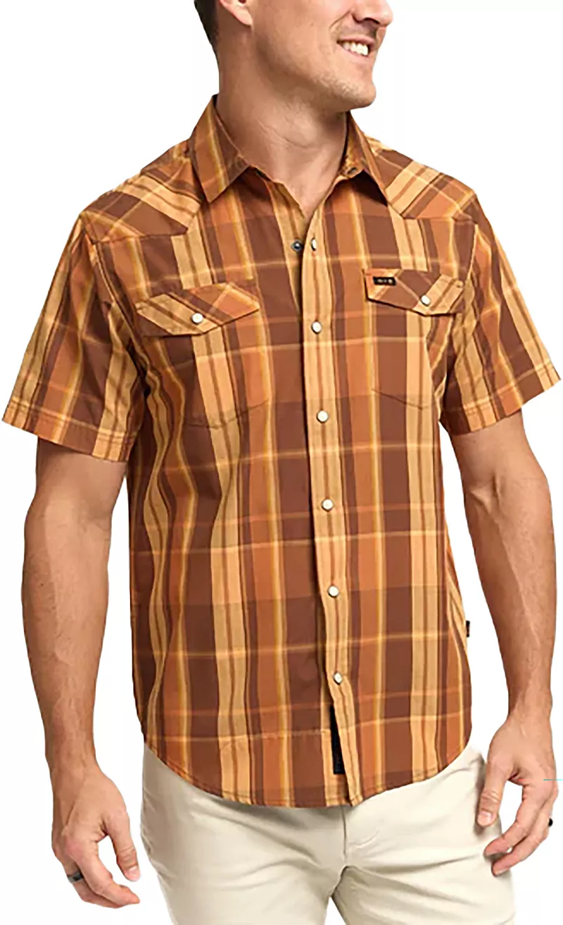 

Мужская футболка Howler Brothers H Bar B, цвет Stanfield Plaid/Adobe