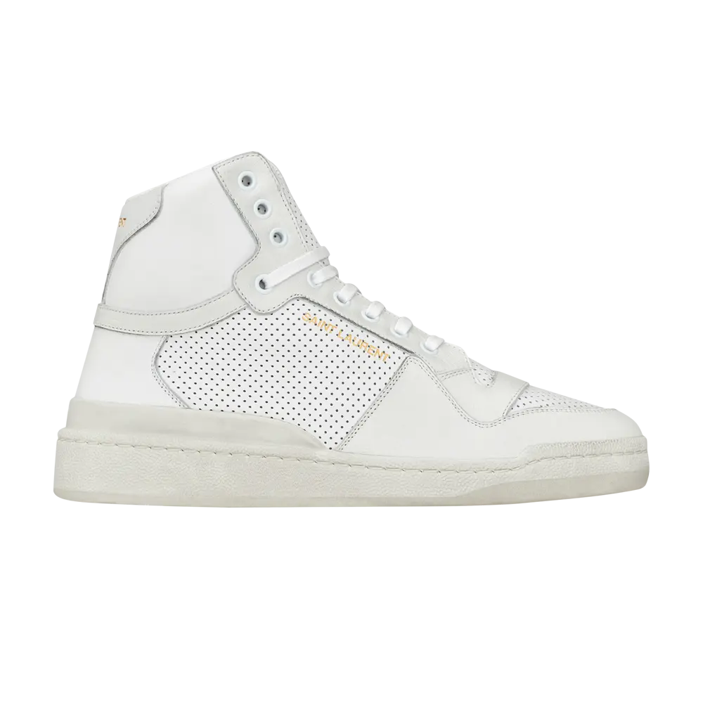 Ботинки Saint Laurent SL-24 Mid, белый