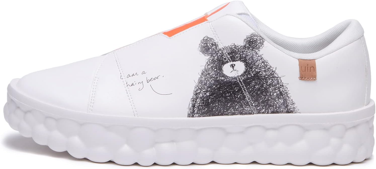 

Мужские модные кроссовки UIN Легкие прогулочные повседневные слипоны Художественно раскрашенные спортивные путешественные скейт-кроссовки Las Ramblas, Las Ramblas Ⅰ-be With You