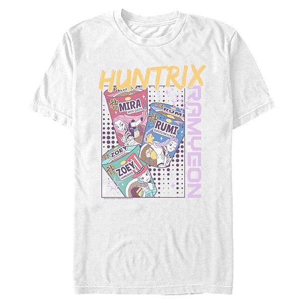 

Футболка с принтом Men's kpop huntrix ramyeon Licensed Character