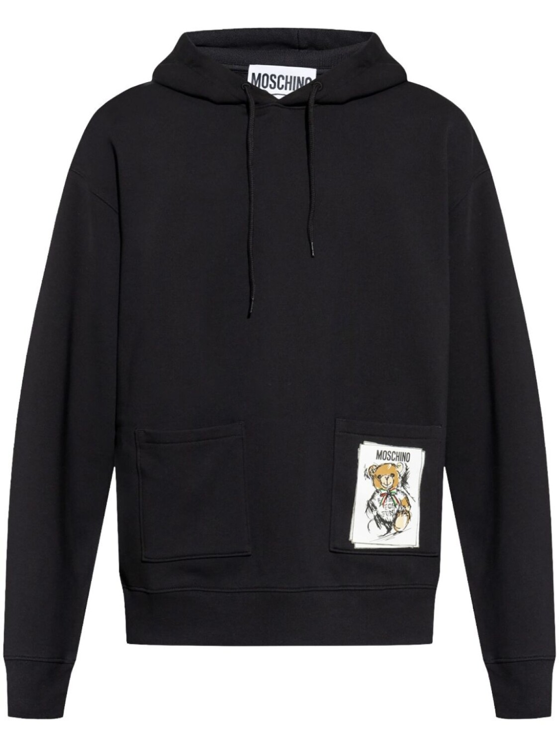 

Moschino толстовка с логотипом, черный