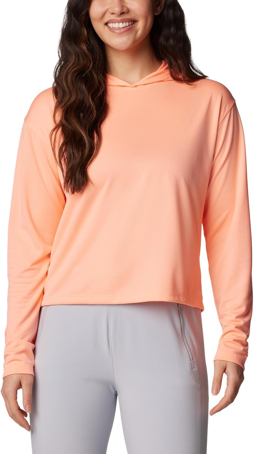 

Columbia женская толстовка с капюшоном Pfg Solar Stream, Tiki Pink