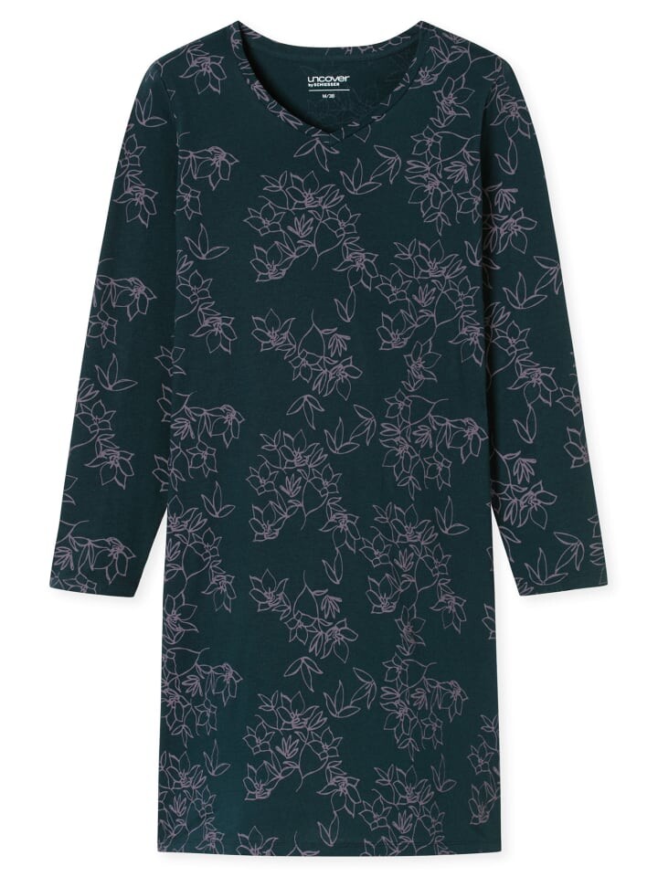 

Ночная рубашка Schiesser Sleepshirt UNCOVER Nightwear, темно-синий