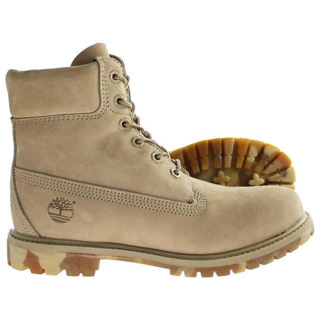 Ботинки женские Timberland Premium 6 Inch, серый — фото 4