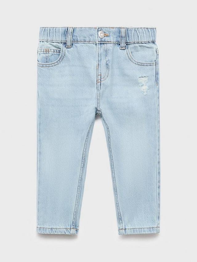 

Детские джинсы Xavi из хлопкового денима Mango