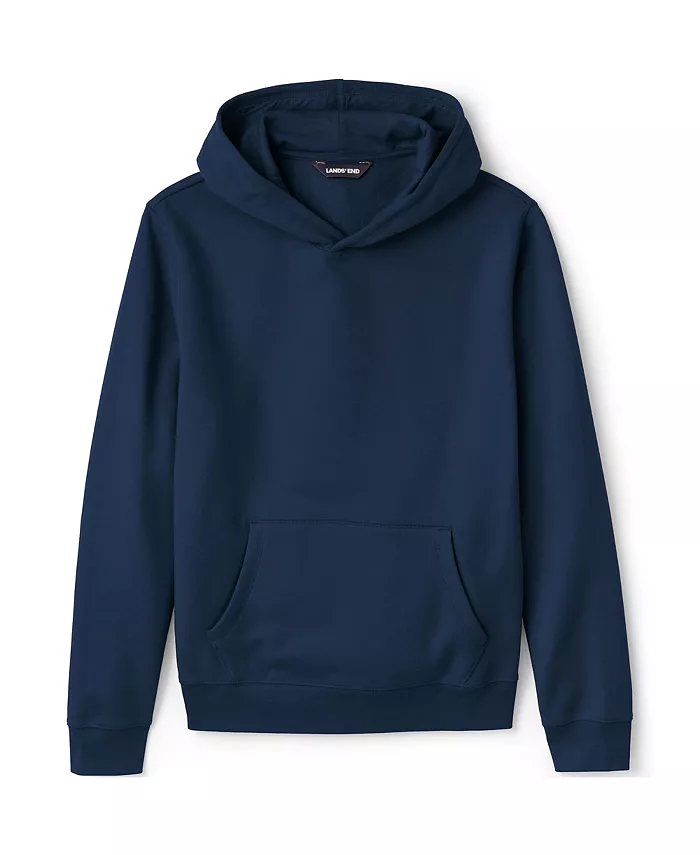 

Мужской худи с капюшоном Lands' End, синий